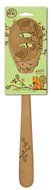 Talisman Designs Beechwood Slotted Spoon, Laser Etched with Honey Bee Art, 12" Long N14