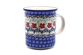 Polish Pottery Mug - Straight Sided - Maraschino
