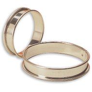 Matfer Bourgeat 371707 Small Flan Ring, Silver