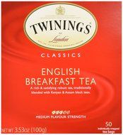 Twinings Tea English Breakfast Tea, 50 ct