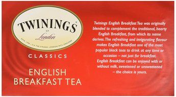 Twinings Tea English Breakfast Tea, 50 ct N5