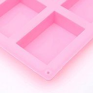 Rectangle Square Silicone Mold For DIY Chocolate Cake Mould Soap, 6-Rectangle N2