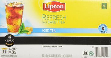 Lipton Refresh Iced Sweetened Tea 54 K-cup N3