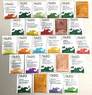 PowerTea Medley Gift Box Tazo Tea Variety 50 Tea Bags with Power for Apple Honey Sticks