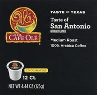 HEB Cafe Ole Coffee K-Cup 12ct Box (Pack of 4) (48 K-Cups) (Texas Pecan - Medium Bodied (blend of caramel and... N7