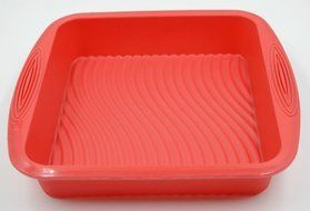 Silicone Bakeware Set - 5-Piece Non-Stick Silicone Baking Mold Set by ULee Including Rectangle Cake Mold, Round... N7