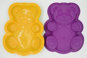 Silicone Bakeware Set - 5-Piece Non-Stick Silicone Baking Mold Set by ULee Including Rectangle Cake Mold, Round... N15