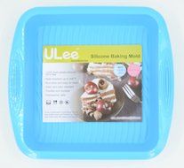 Silicone Bakeware Set - 5-Piece Non-Stick Silicone Baking Mold Set by ULee Including Rectangle Cake Mold, Round... N23