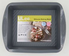 Silicone Bakeware Set - 5-Piece Non-Stick Silicone Baking Mold Set by ULee Including Rectangle Cake Mold, Round... N29