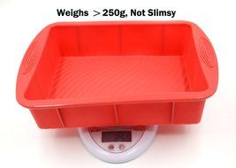 Silicone Bakeware Set - 5-Piece Non-Stick Silicone Baking Mold Set by ULee Including Rectangle Cake Mold, Round... N34