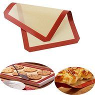 "40x30cm Silicone Baking Mat Fiberglass Non-stick Baking Cake Cookie Bread Pad" shopping N2
