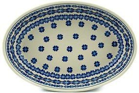 Polish Pottery Oval Baker 9-inch N2