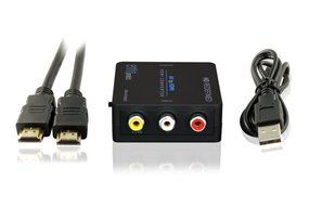 Mini Composite RCA CVBS AV To HDMI Converter (Input: AV; Output: HDMI) For VCR DVD 720P 1080P With High-Speed...