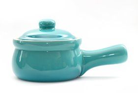 Mini Ceramic Casserole with Handle (Orange) N4
