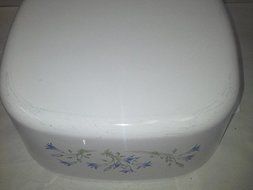 Corning Ware 5 Liter Casserole and Lid in the Blue Dusk pattern A-5-B N7