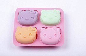 Beautiful Flowers Shape Chocolate Dies Silicone Cake Mold Waffles Mold Household Cake Baking Tools