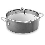 Calphalon&reg; Classic PFOA-Free White Ceramic Nonstick 5 qt. Covered Dutch Oven, Tempered Glass Cover With Oversized...