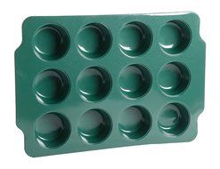 Gibson Home Cookie Sheet with Ceramic Non Stick, 15", Green N4