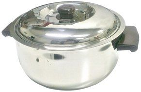 Ckitze 1500 mL Stainless Steel Insulated Hot Casserole, Small