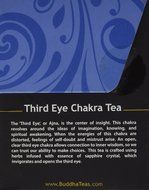 Third Eye Chakra Tea - Organic Herbs - 18 Bleach Free Tea Bags N2