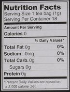 Third Eye Chakra Tea - Organic Herbs - 18 Bleach Free Tea Bags N3