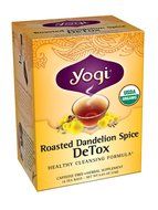 Yogi Tea Roasted Dandelion Spice Detox, 16 Count (Pack of 6)