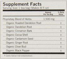 Yogi Tea Roasted Dandelion Spice Detox, 16 Count (Pack of 6) N2