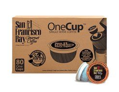 San Francisco Bay OneCup, Espresso Roast, 80 Single Serve Coffees N3