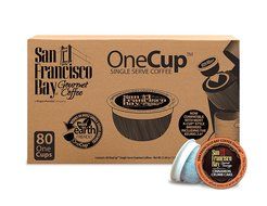 San Francisco Bay OneCup, Espresso Roast, 80 Single Serve Coffees N4
