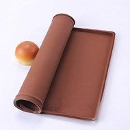 "Silicone Swiss Roll Roll Mat Fiberglass Non-stick Baking Cake Food Pad" shopping