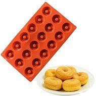 Sinduc Cake Baking Mold Silicone Mini Donut Doughnuts Pan for Baking Bread Dessert Chocolate