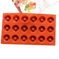 Sinduc Cake Baking Mold Silicone Mini Donut Doughnuts Pan for Baking Bread Dessert Chocolate N4