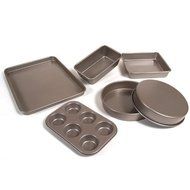Cuisinart 6-Piece Classic Bakeware Set, Champagne