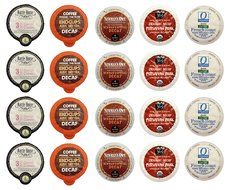 Organic Coffee K-Cups Variety Pack for Keurig Brewers, 20-count. Includes The Curated Pantry Gift Tag N3