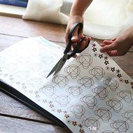 Bluedrop Non-Stick Silicone Baking Mat for Macarons 31.5" X 11.8",You can cut following your require N3