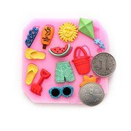 Sunshine Beach Silicone Fondant Cake Mold Decoration