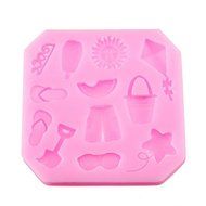 Sunshine Beach Silicone Fondant Cake Mold Decoration N2