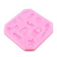 Sunshine Beach Silicone Fondant Cake Mold Decoration N3