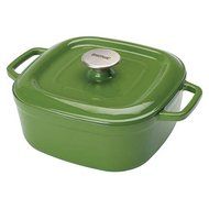 Bayou Classic 7722G Cypress Green 4 Qt Casserole With Lid, Bayou Classic,Enameled Cast Iron