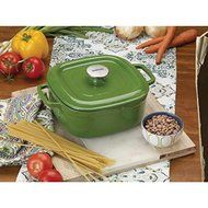 Bayou Classic 7722G Cypress Green 4 Qt Casserole With Lid, Bayou Classic,Enameled Cast Iron N2