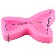 Mujiang Mermaid Tail Silicone Jelly Sugar Chocolate Fondant Molds Large+Small N7