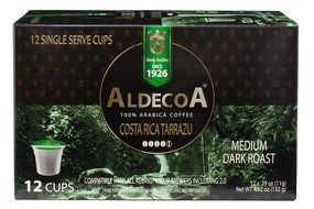 Aldecoa K-Cup Coffee, Costa Rica, 12 Count