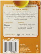 Rishi Tea Organic Turmeric Ginger Tea Bags, 15 Count (Pack of 6) N2