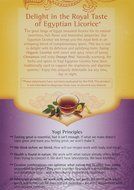 yogi egyptian licorice tea bags - 3 pack with 16 bags in each N2