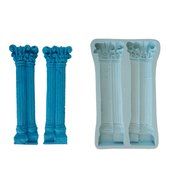 Silicone Molds Roman Column Cake Decorating Fondant Gompaste M4700 By Ok Molds