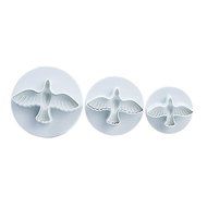 YIJIA 3Pcs/Set Bird Shape Cake Chocolate Cutters Cookies Mold Baking Pastry Tools