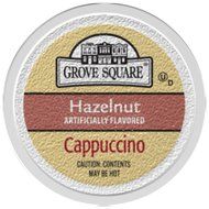 Grove Square Cappuccino, Hazelnut, 12 Single Serve Cups (Pack of 3) N2