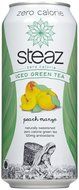 Steaz Zero Calorie Tea - Peach Mango - 16 OZ - 12 pk