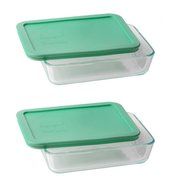 Pyrex Baking Dish With Lid 11 CUP (Pack of 2) N3