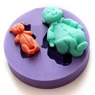 "Silicone Cake Sugar Baby Fondant Mold" shopping